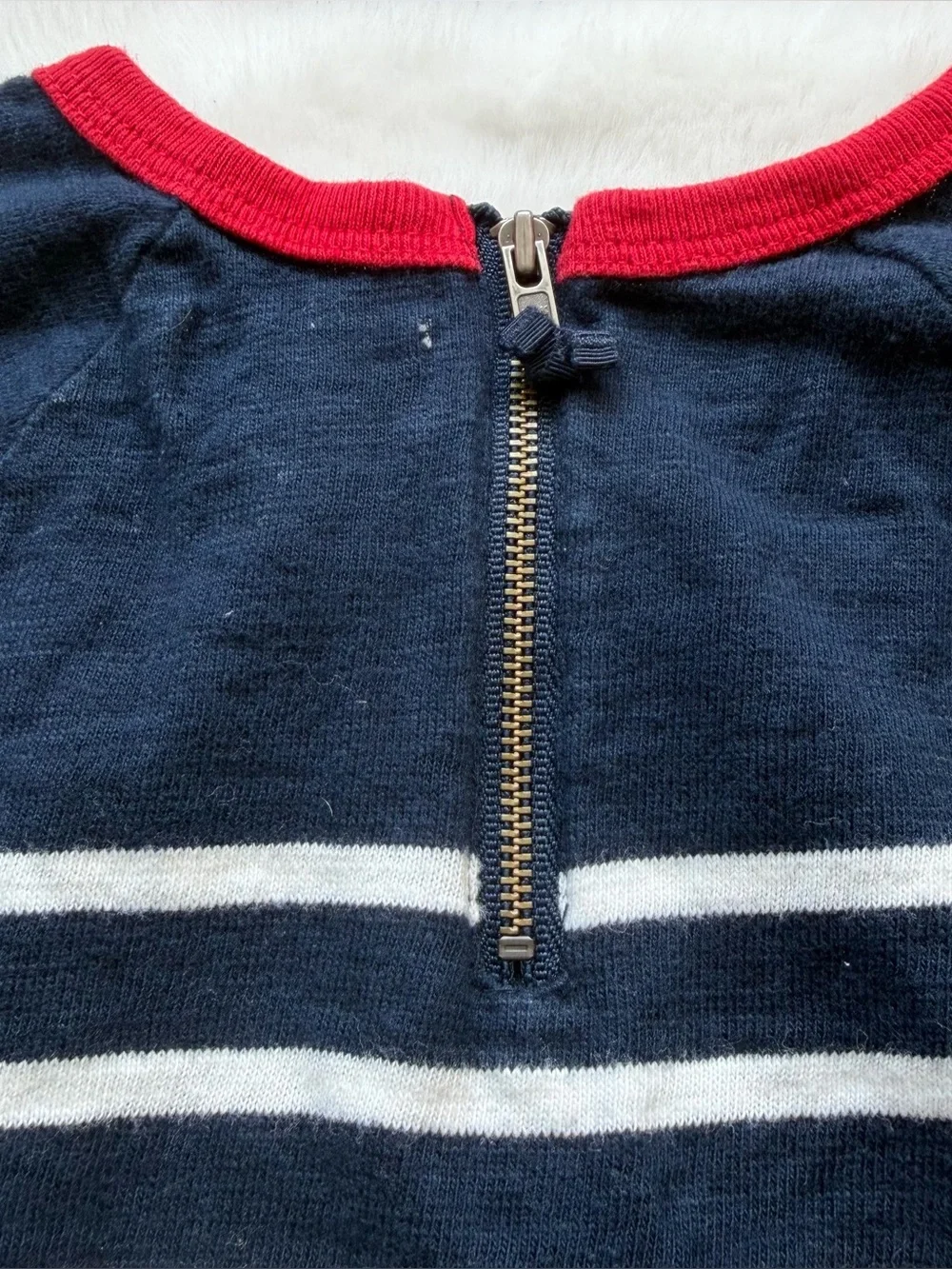 Gap x Disney | EUC - Minnie Jersey Knit Dress - Size 5 - Navy/Red/White
